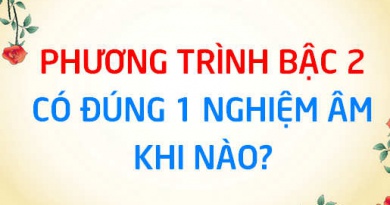Phương trình bậc 2 có đúng 1 nghiệm âm khi nào? điều kiện PT bậc 2 có đúng 1 nghiệm âm - Toán lớp 10